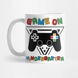 Back To School Game On Kindergarten Funny Gamer Kids Boys Mug